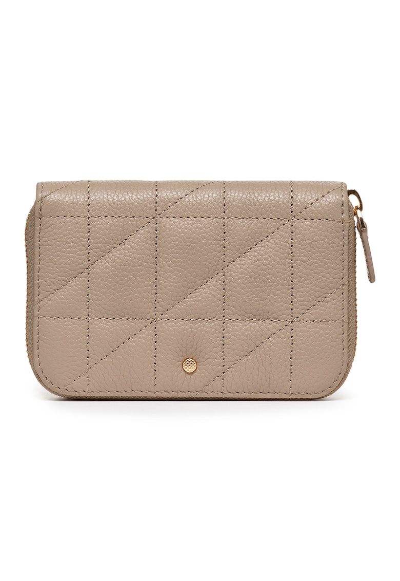 Portofel de piele cu aspect matlasat