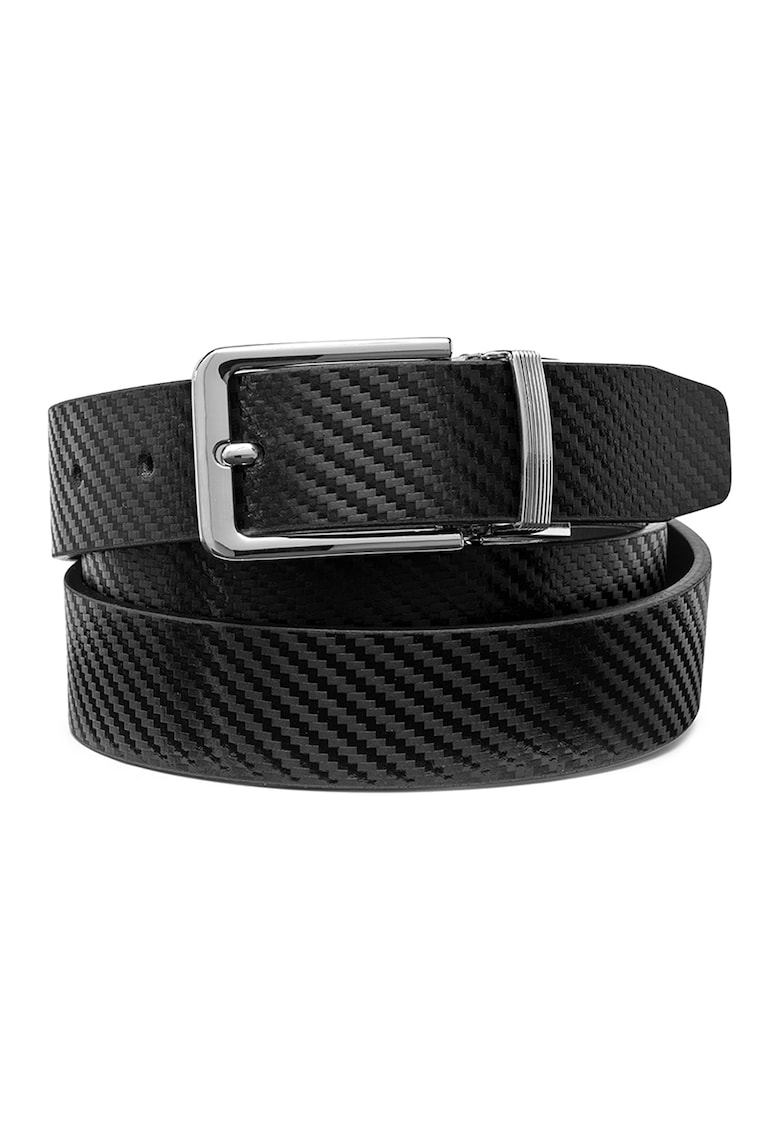 Curea din piele cu aspect tesut