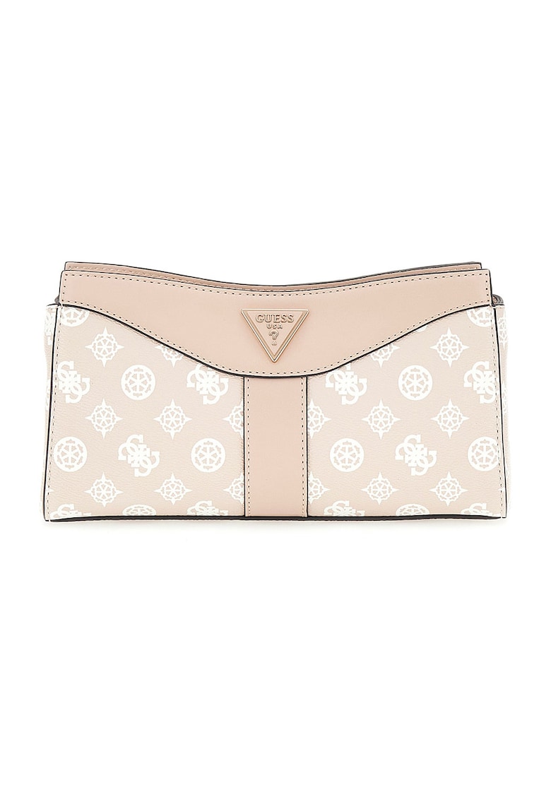 Geanta din piele ecologica cu maner si model logo Nolana