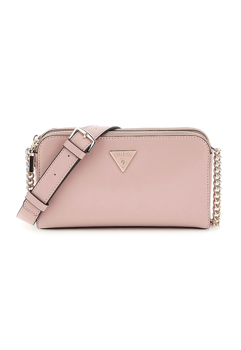 Geanta crossbody cu bareta din lant Daryna - Roz