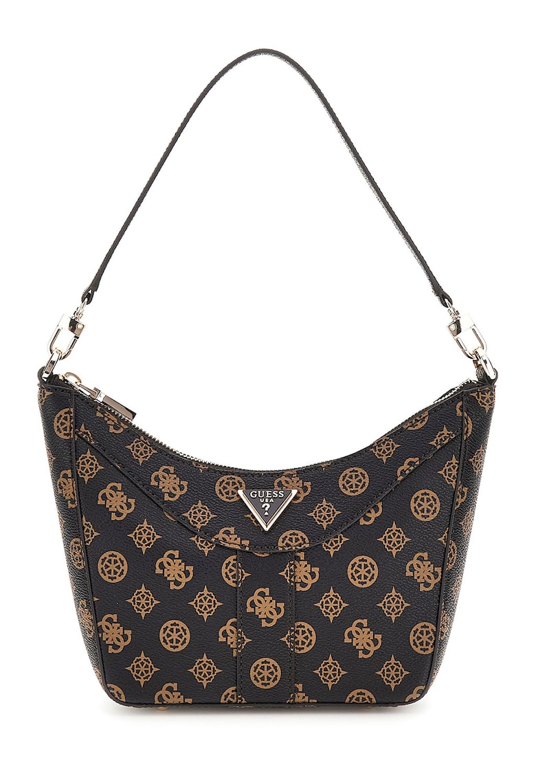 Geanta cu bareta de umar si imprimeu logo Dorys Luxury Satchel