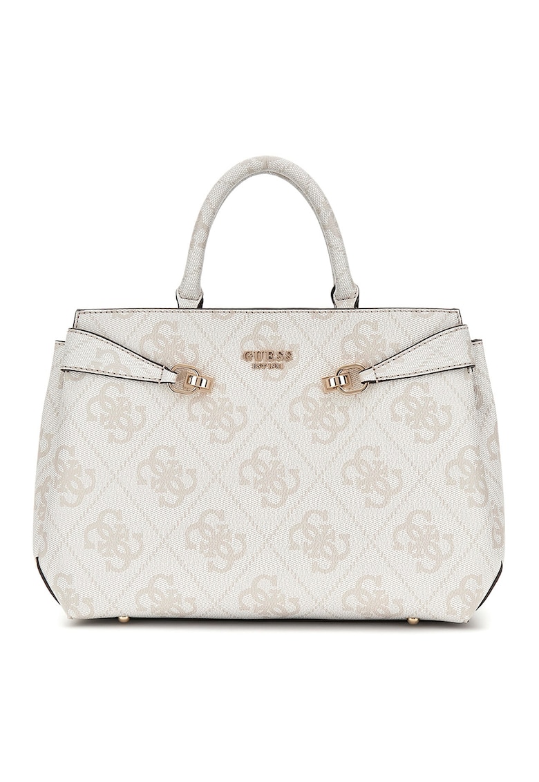 Geanta shopper din piele ecologica cu model logo Lorelei