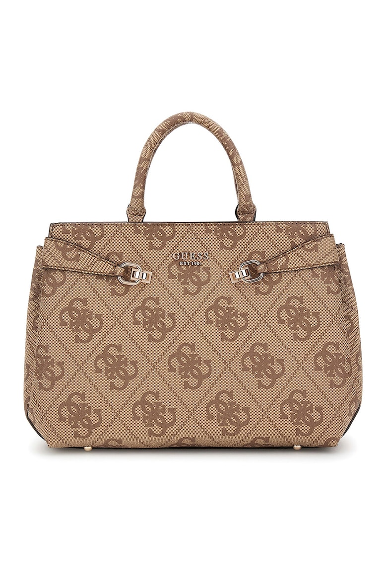 Geanta shopper din piele ecologica cu model logo Lorelei