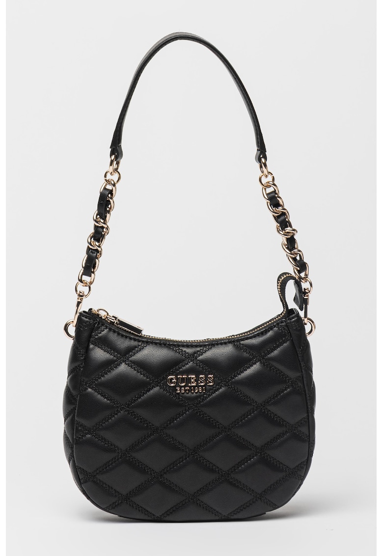 Geanta din piele ecologica cu bareta de umar Tamsin - Negru