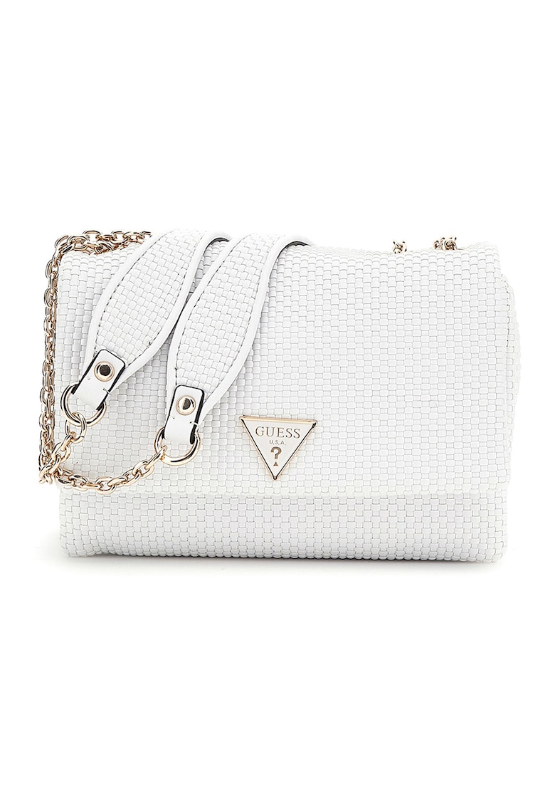 Geanta tesuta crossbody din piele ecologica Phaedra