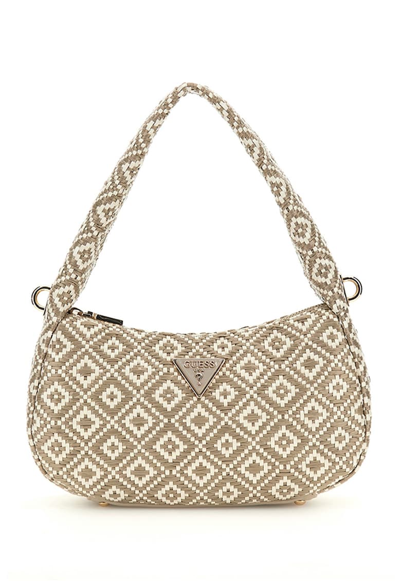 Geanta tesuta semiluna cu bareta de umar Rianee