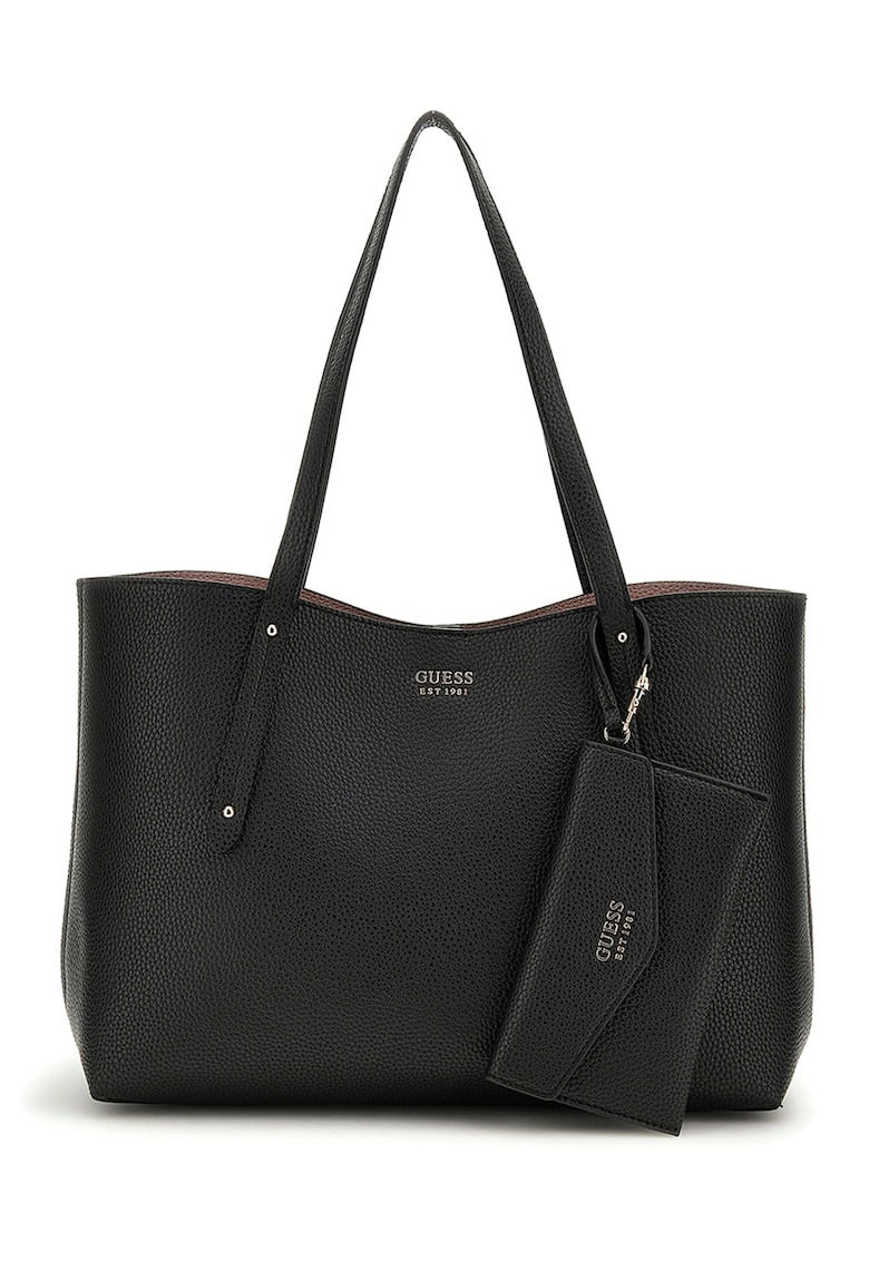Geanta shopper din piele ecologica Brenton - Negru
