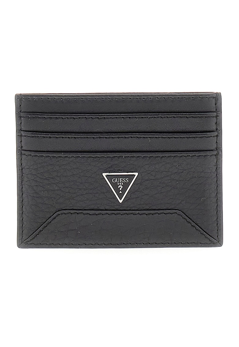 Portcart din piele Barcellona - Negru