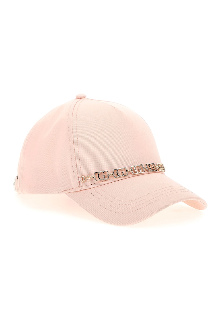 Sapca din bumbac cu accesoriu logo