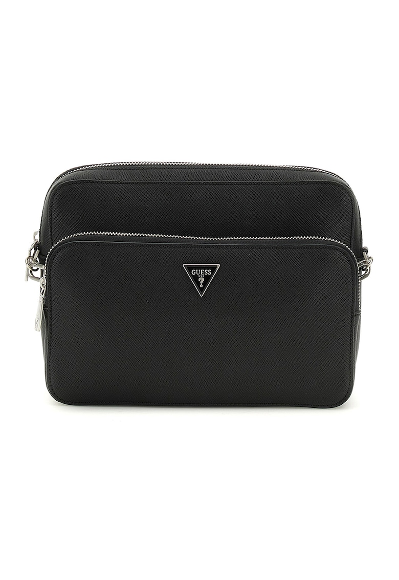 Geanta crossbody cu bareta dubla de piele ecologica Milano