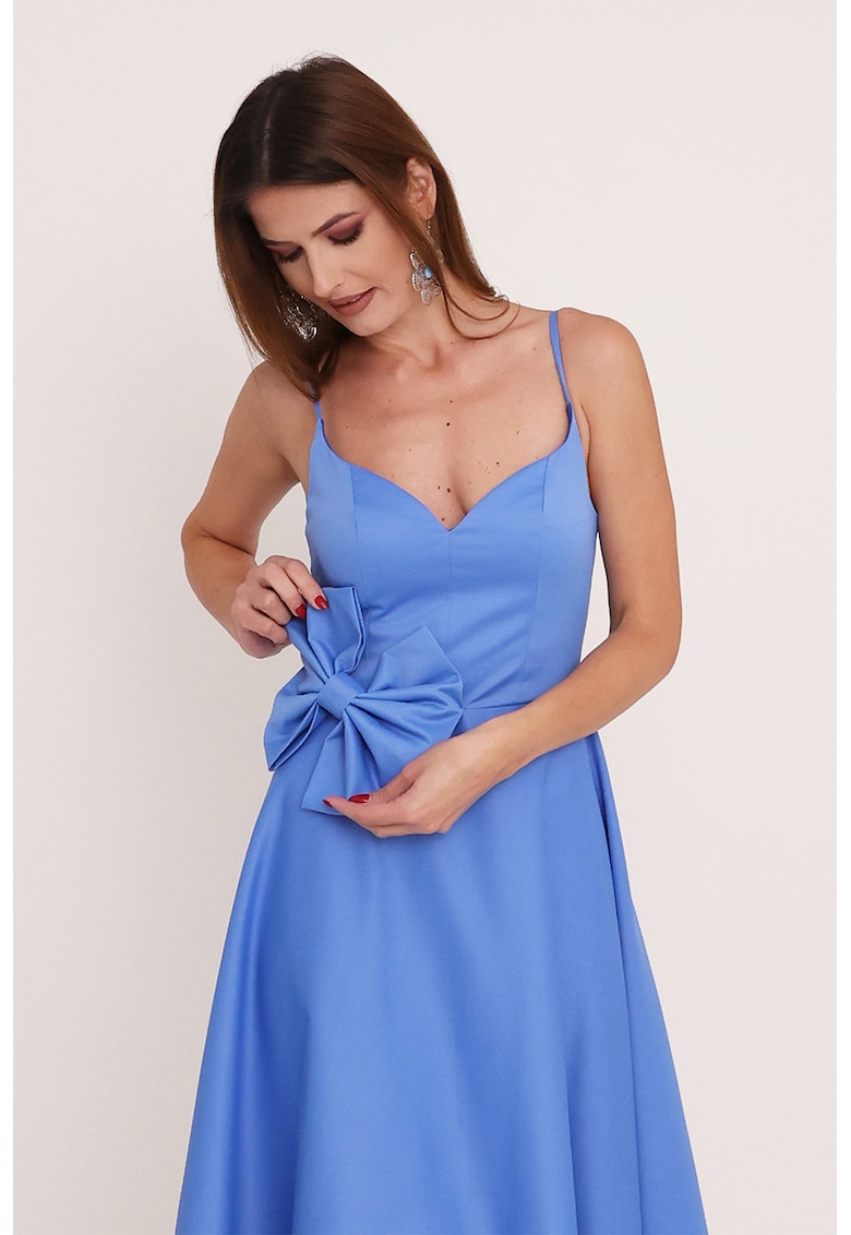 Rochie cu detaliu funda - fara maneci Lyra