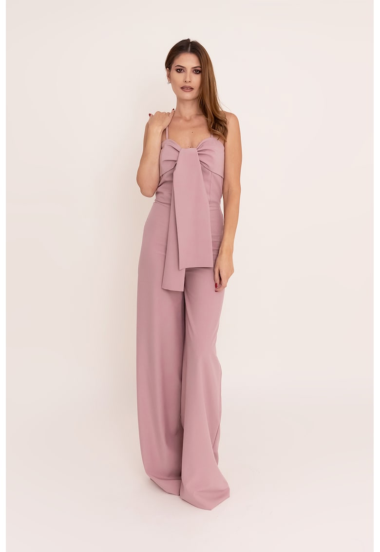 Salopeta cu croiala ampla si aplicatie funda - fara maneci Thea