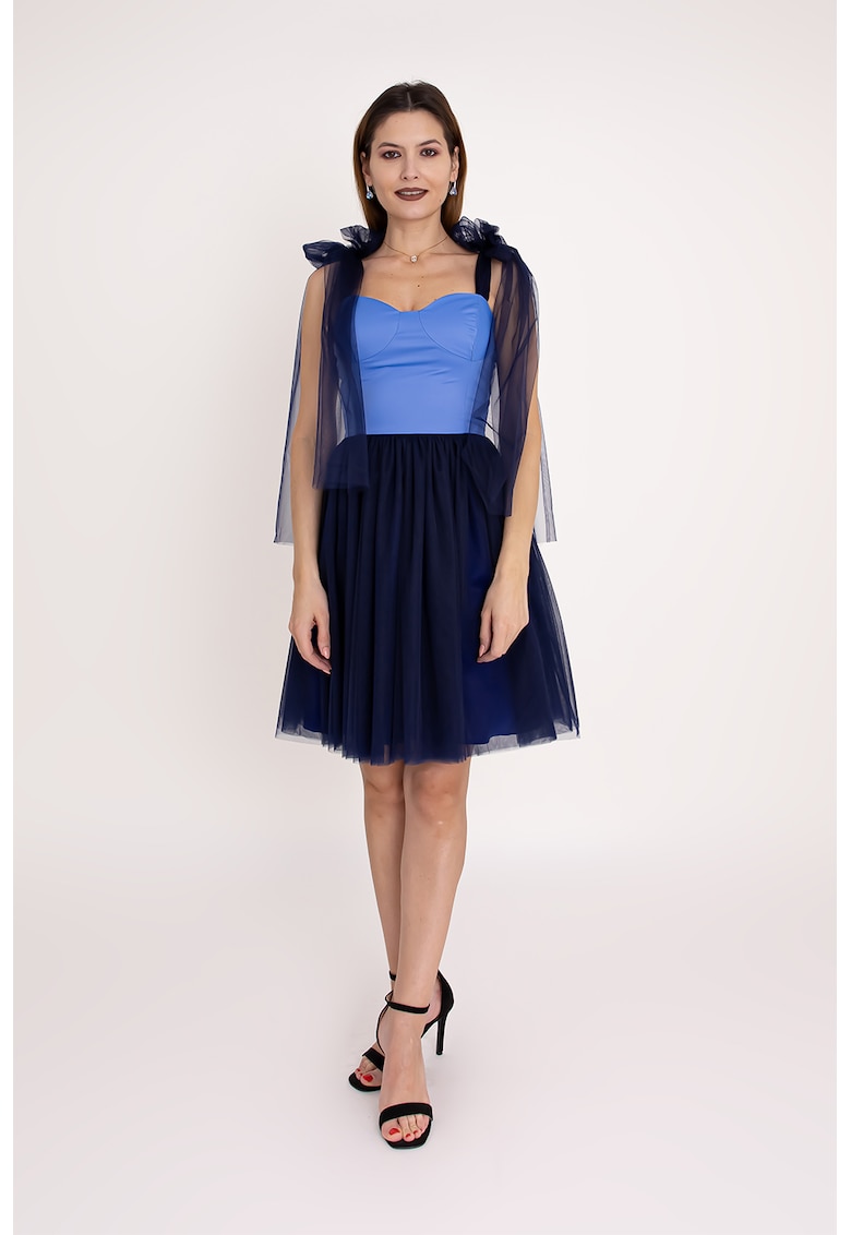 Rochie evazata cu terminatie din tul Marina