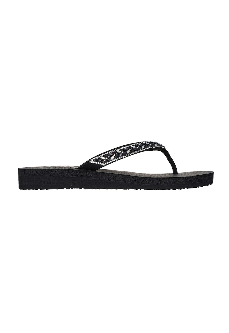 Papuci flip-flop Meditation Lucky One - Negru