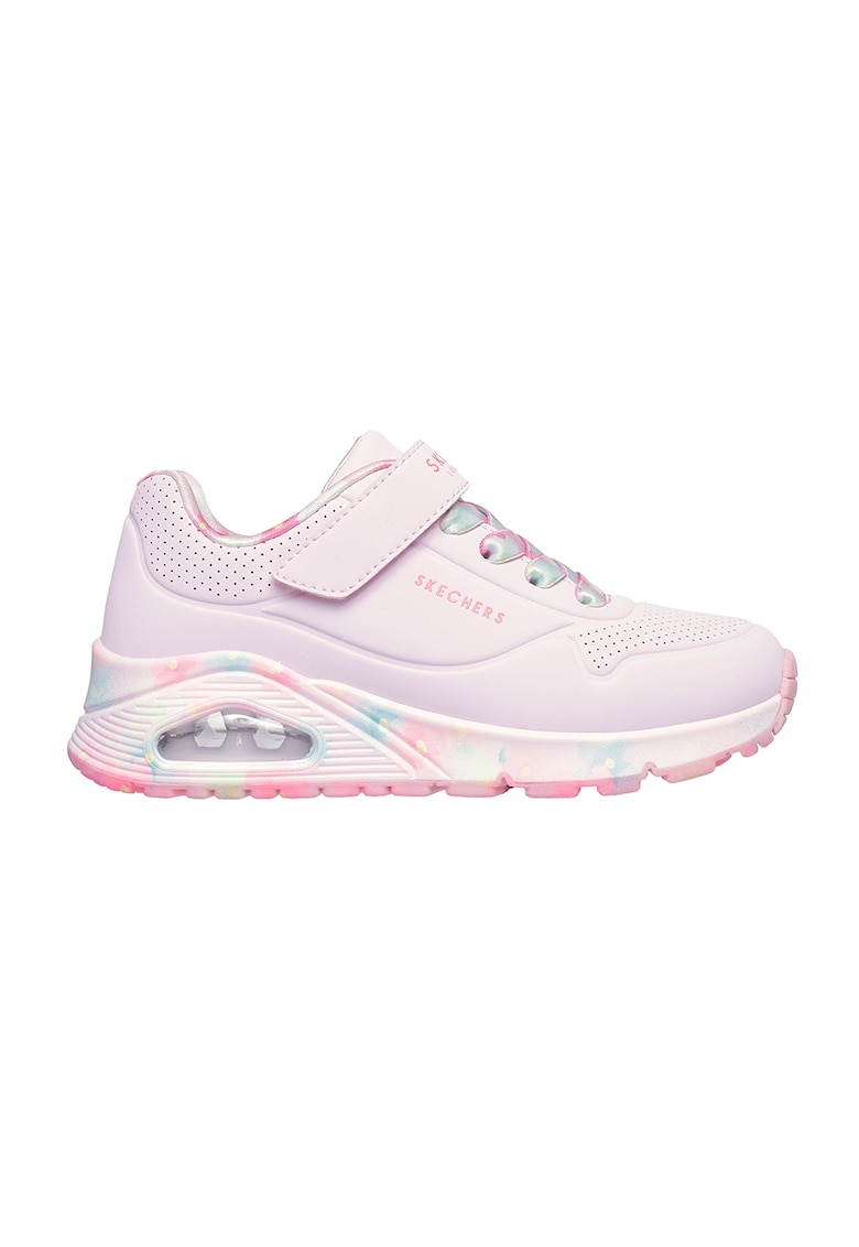 Pantofi sport de piele ecologica cu talpa cu model Uno Gen1