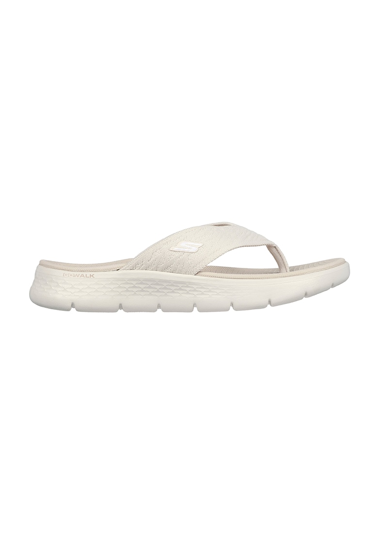 Skechers Papuci flip-flop Go Walk Flex - Alb fildes