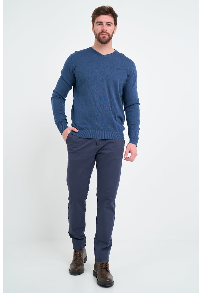 Pantaloni chino cu talie medie