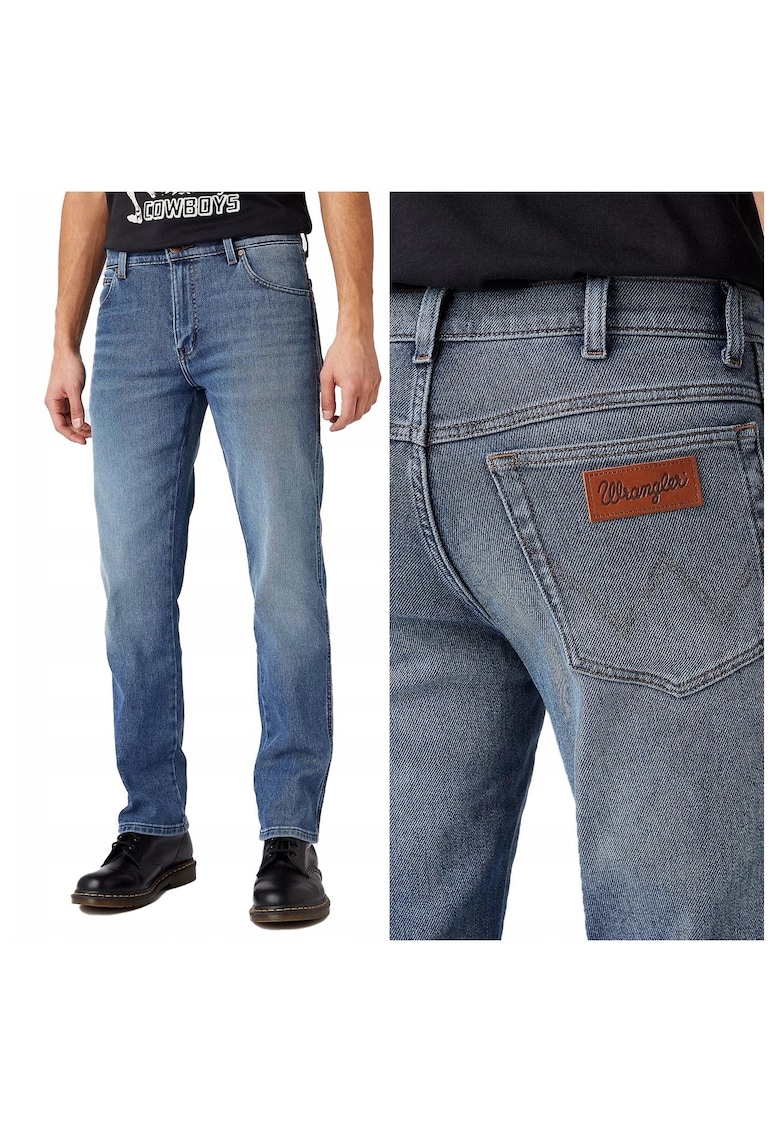 Blugi barbati -  Bumbac - Lungi - Regular fit - W33-L32 US - Albastru