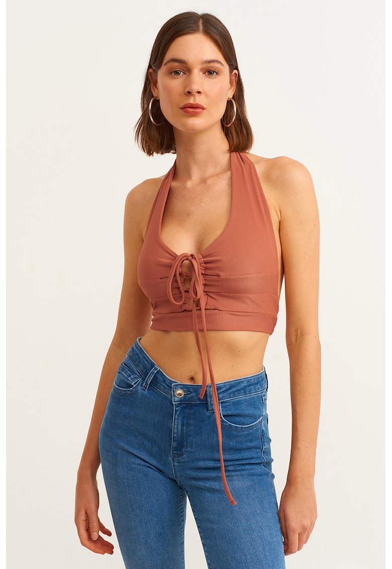 Top crop uni cu model halter