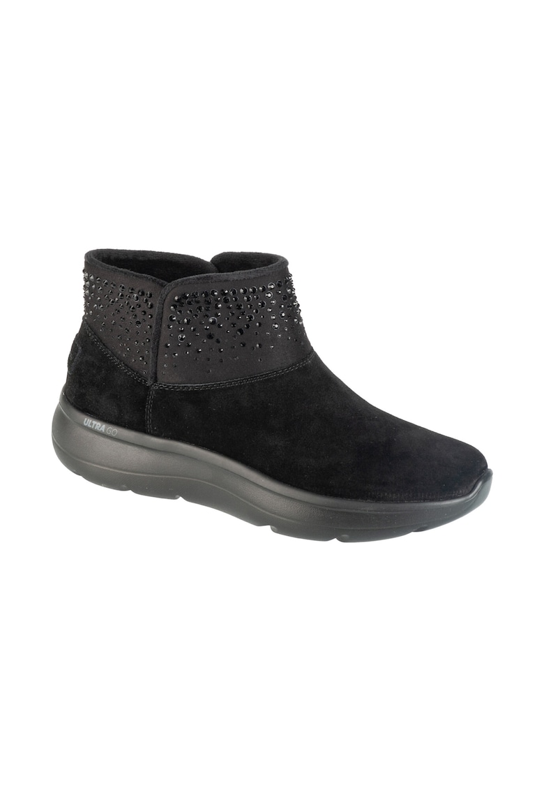 Skechers Ghete de iarna dama - On-The-GO Encore - Winter Gleam 144849 - Negru