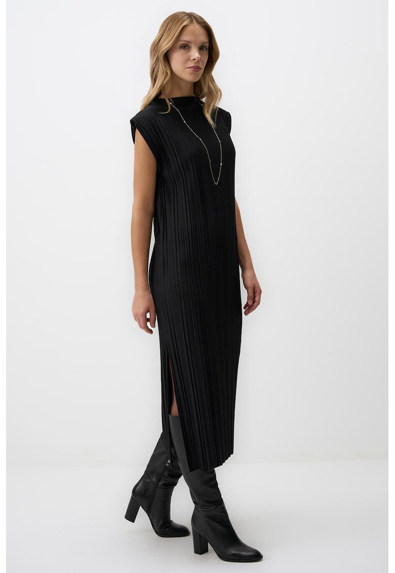 Rochie midi cu slituri laterale