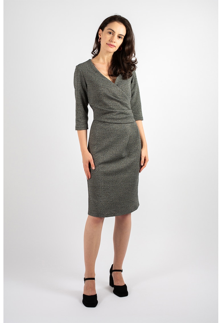 Rochie cu detaliu drapat Alix