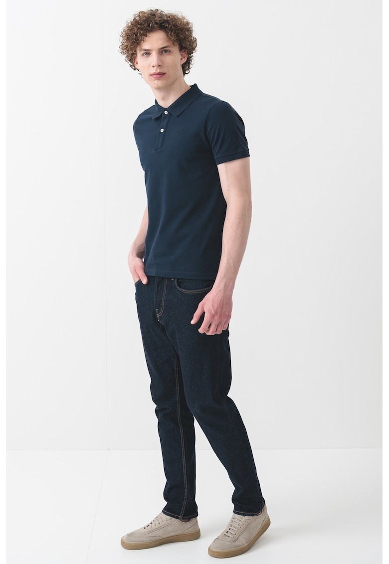 Tricou polo cu model uni