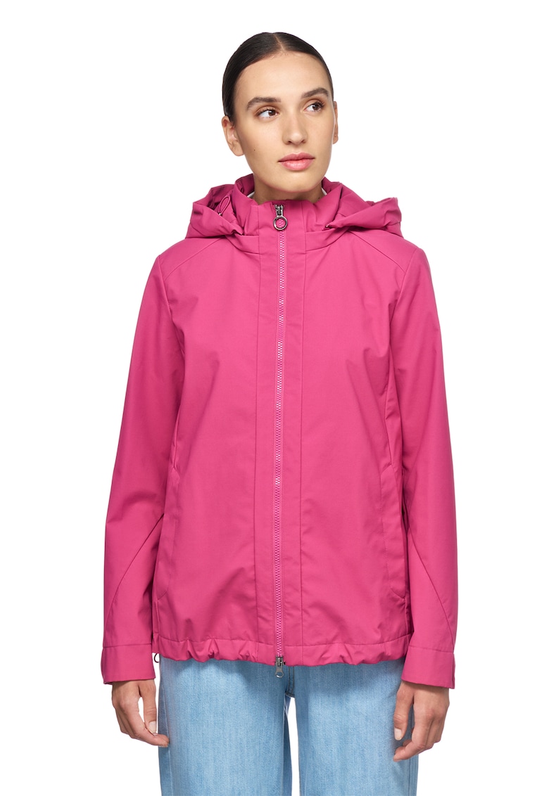 Jacheta cu fermoar si gluga