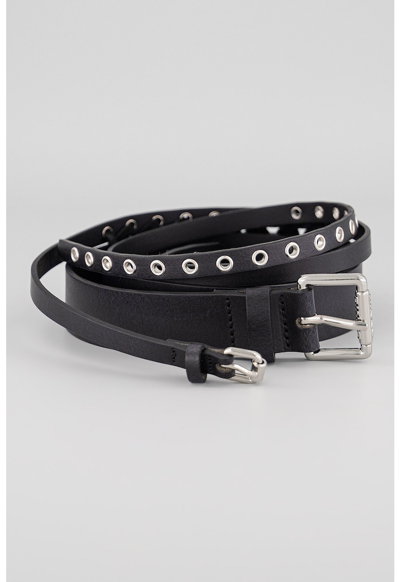 Curea de piele - Negru