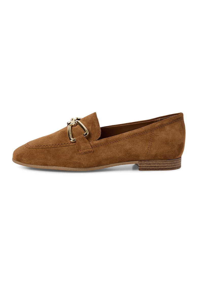 Pantofi loafer de piele intoarsa