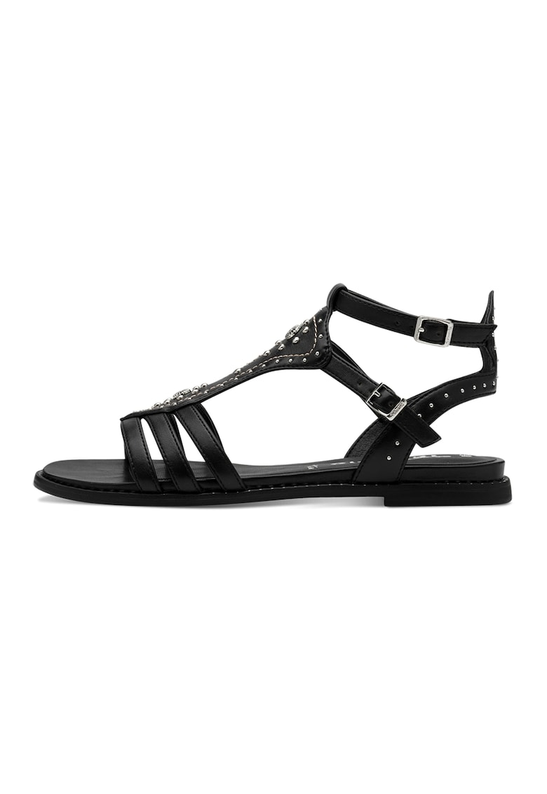Sandale de piele ecologica - Negru
