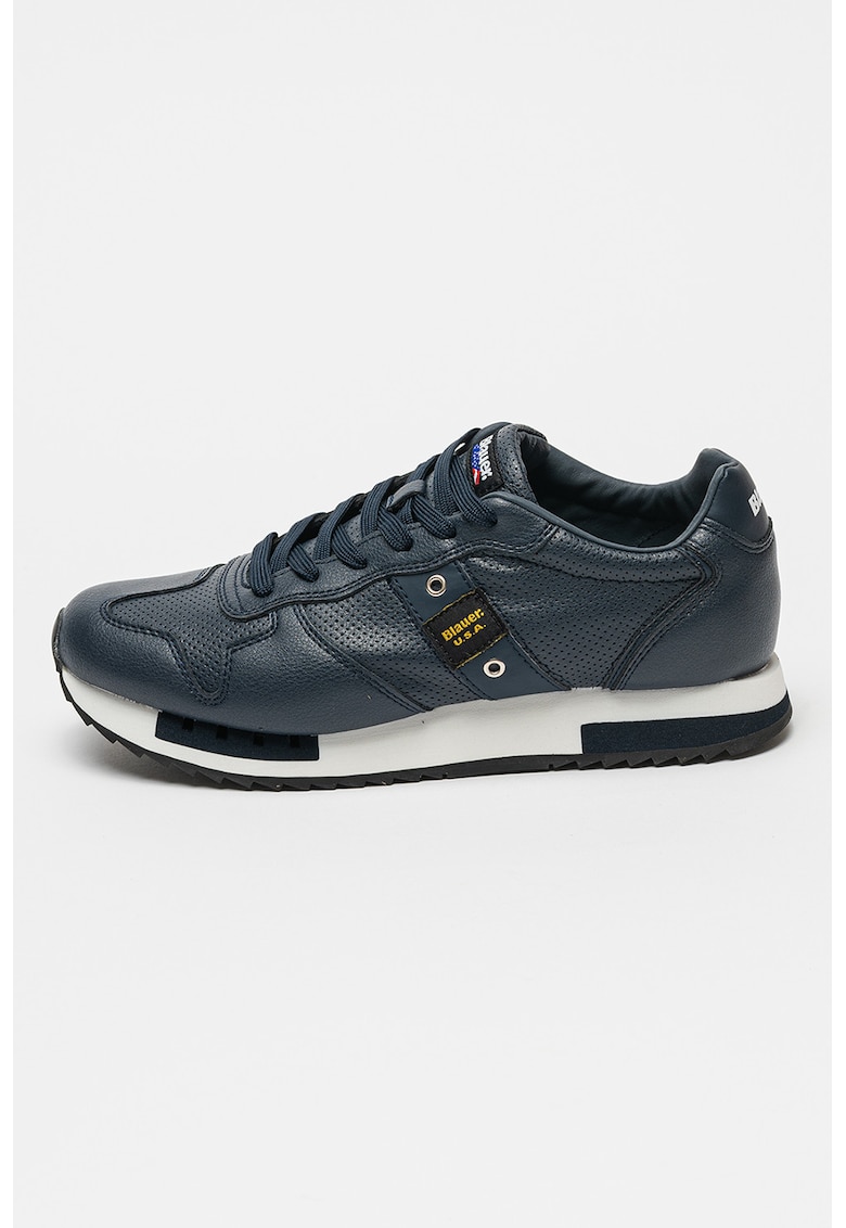 Pantofi sport de piele Queen - Bleumarin
