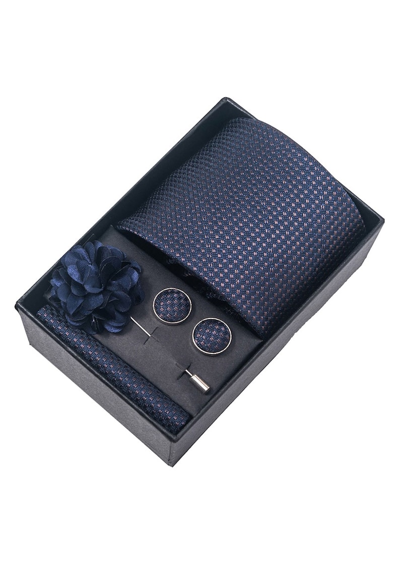 Set masculin 4 piese 6064 - Albastru lavanda