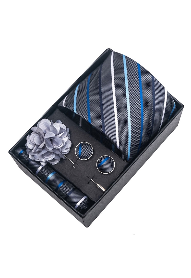 Set masculin 4 piese 6064 - Gri multicolor