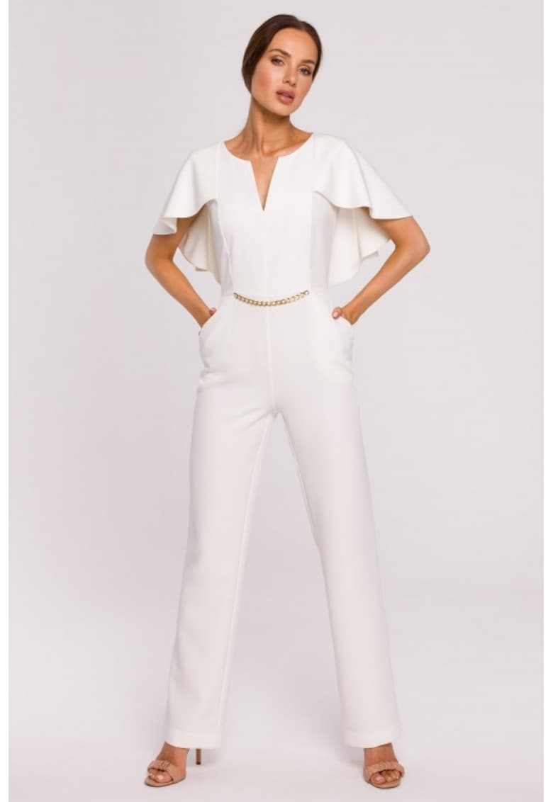 Salopeta eleganta cu pelerina -