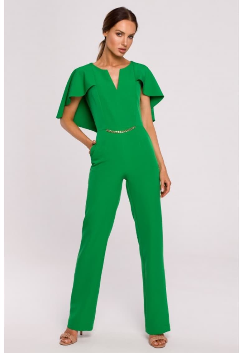 Salopeta eleganta cu pelerina -