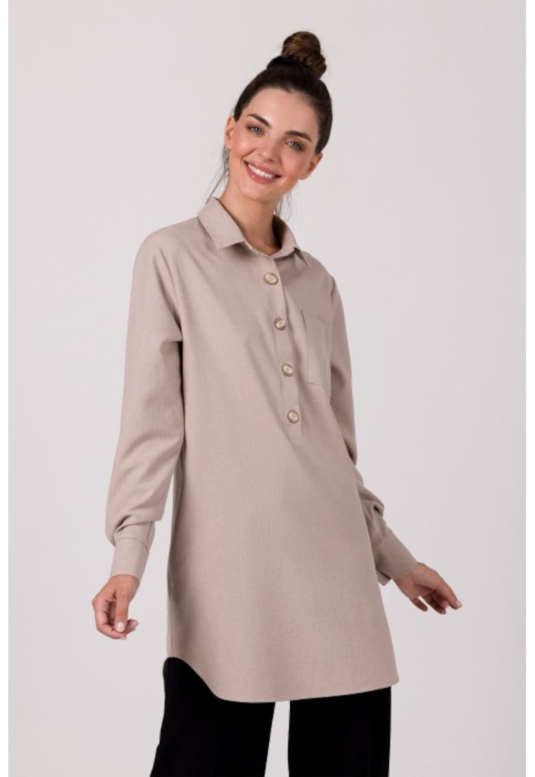 Tunica tip camasa cu guler -