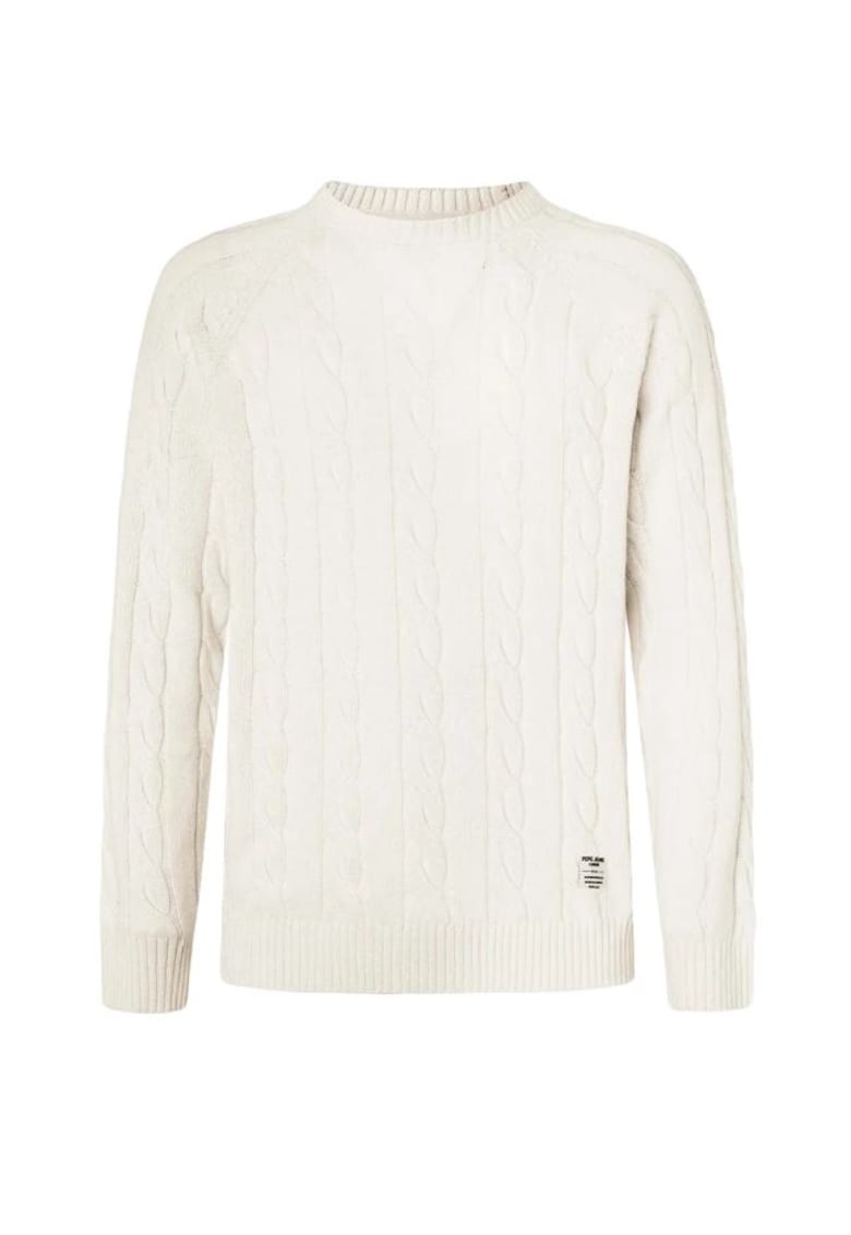 Pulover  PM702455 803 - bumbac - alb -