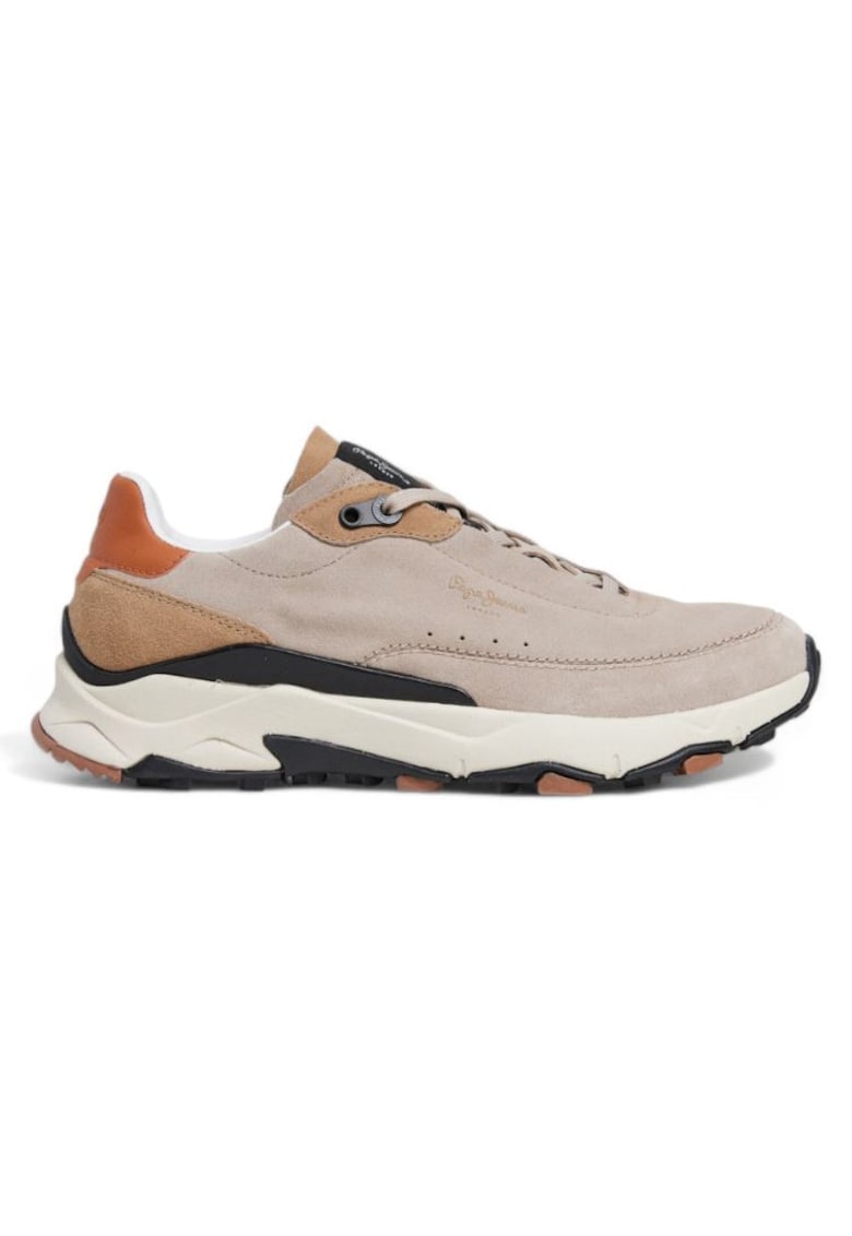 Pantofi barbati PMS60022 - Piele naturala/Poliuretan - Bej