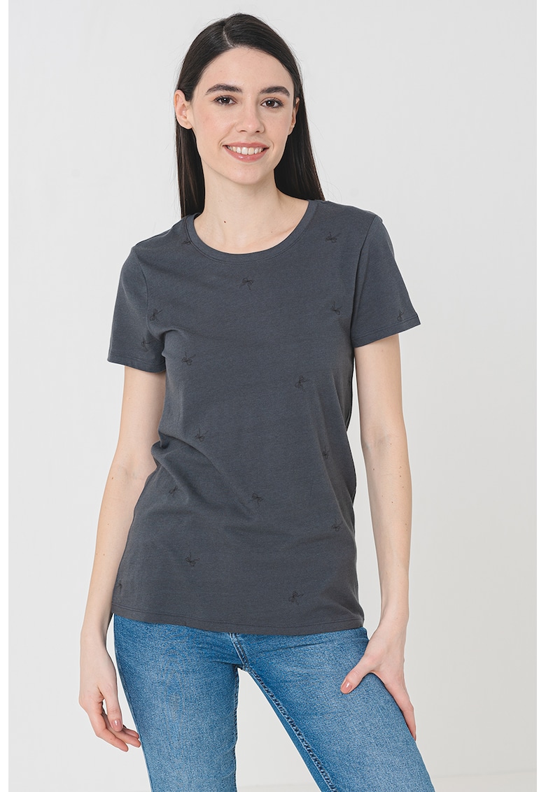 Tricou din amestec de modal cu model