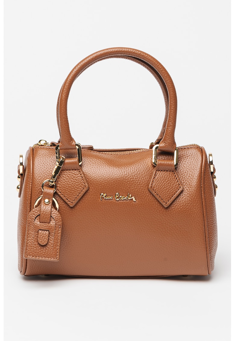 Geanta de piele cu bareta detasabila de umar