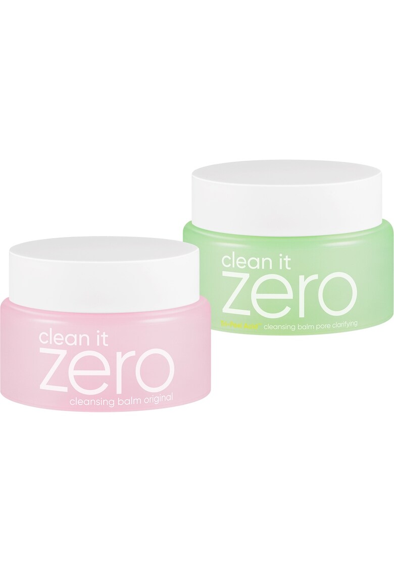 Set 1 x Balsam de curatare Original 7 ml - 1 x Balsam de curatare Clarifying 7 ml - Clean it Zero Special Duo Cleansing Balm Miniature