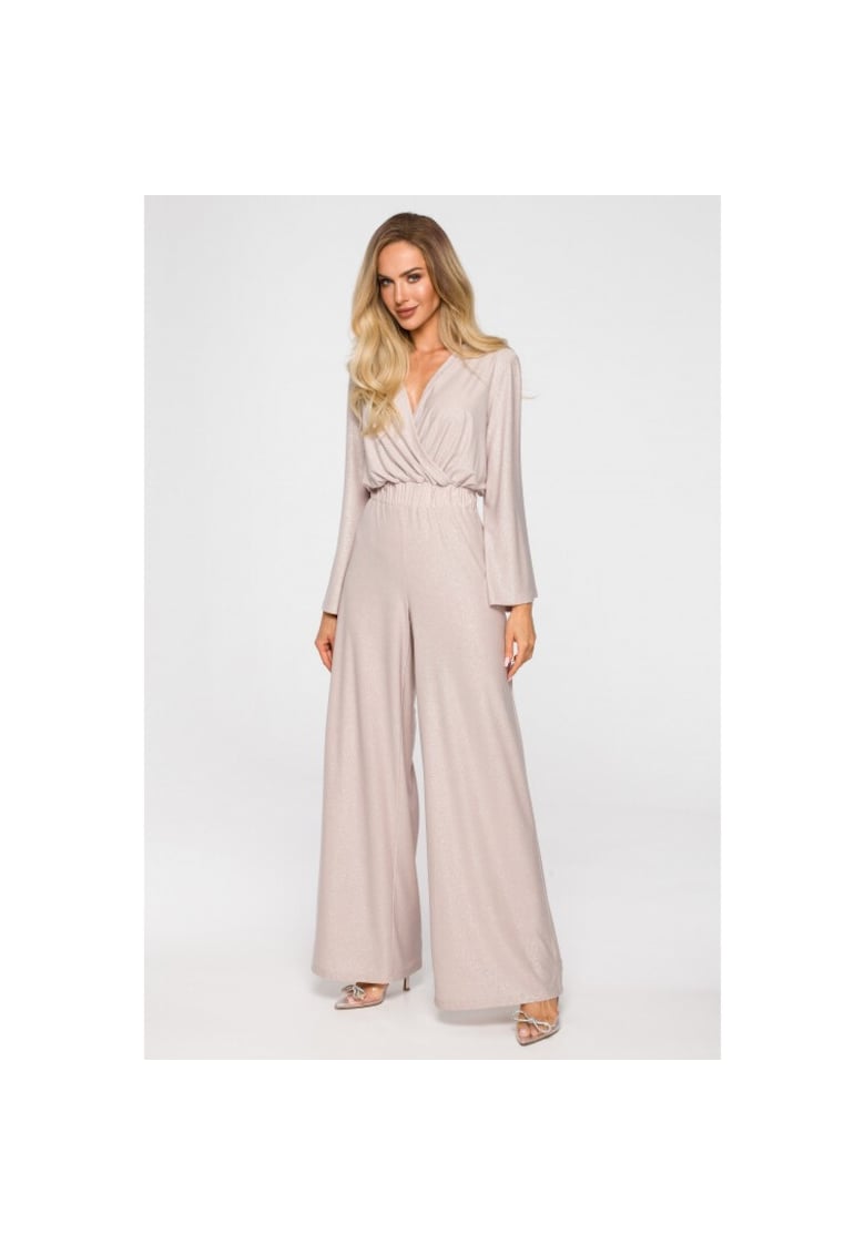 Salopeta cu pantaloni largi - Bej