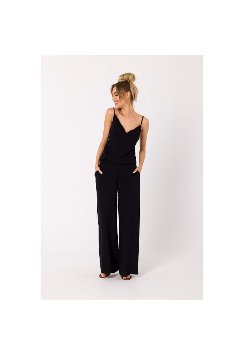 Salopeta cu bretele si pantaloni largi -