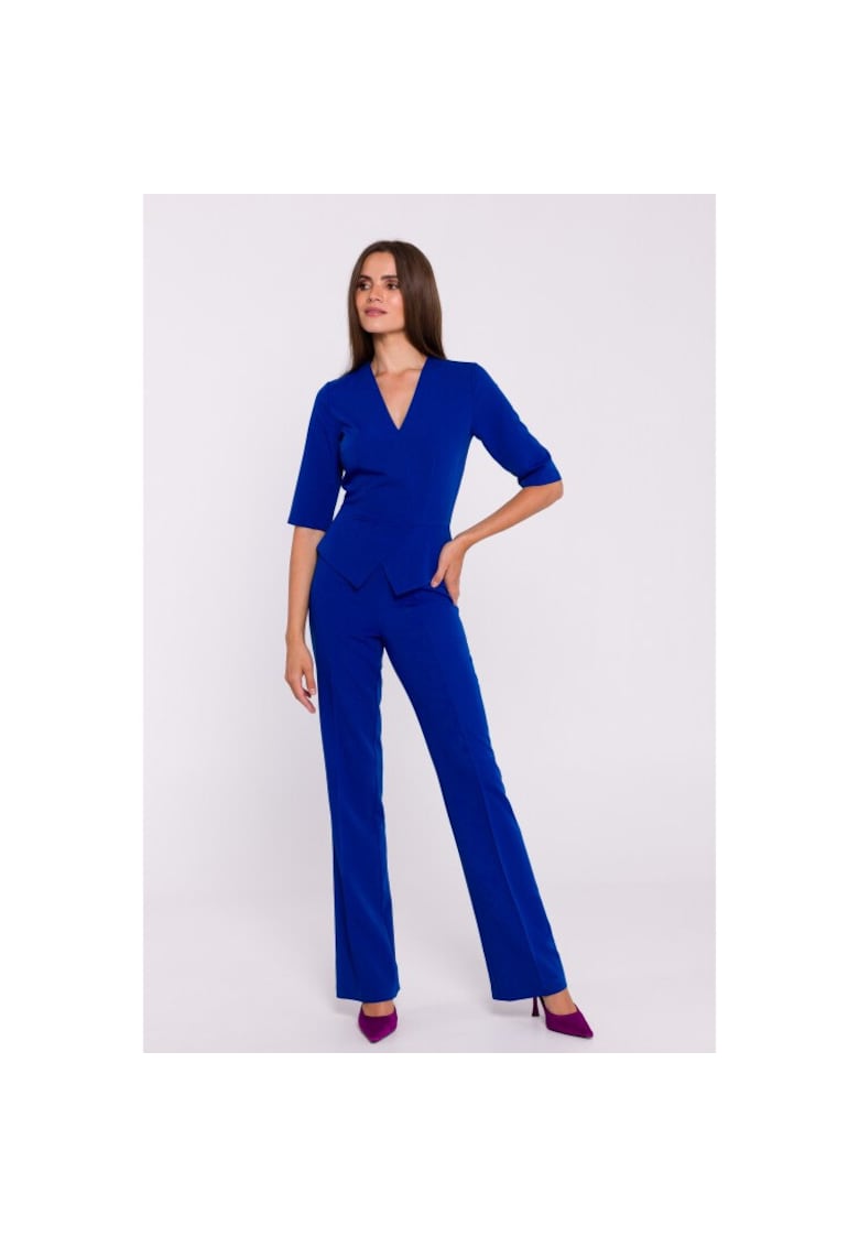 Salopeta eleganta pentru femei cu peplum -