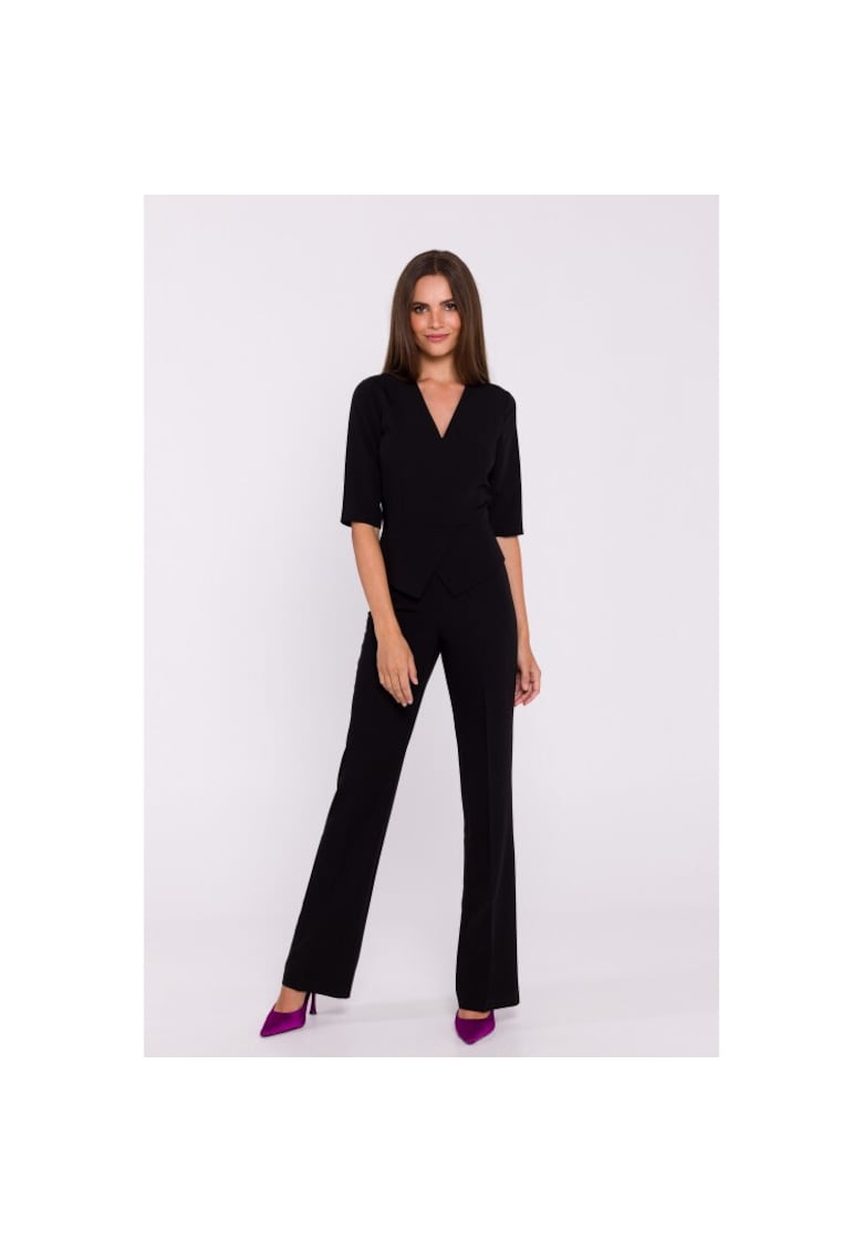 Salopeta eleganta pentru femei cu peplum -