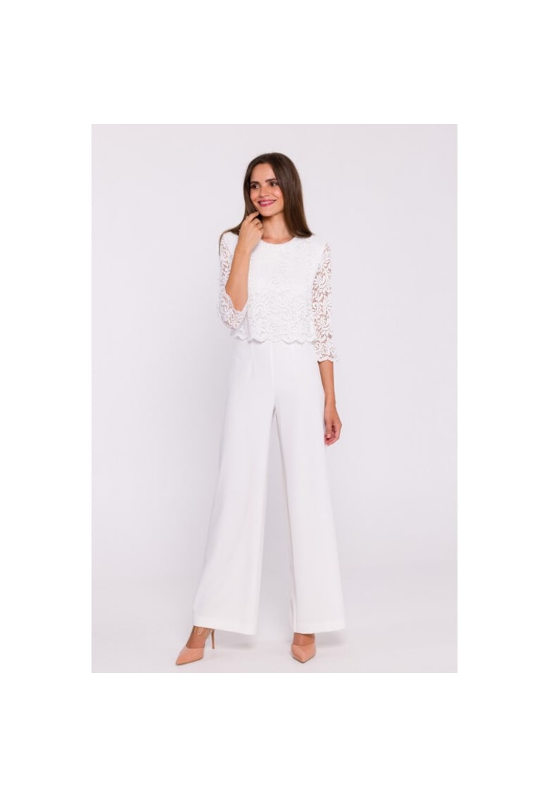 Salopeta cu partea superioara din dantela - evazata -