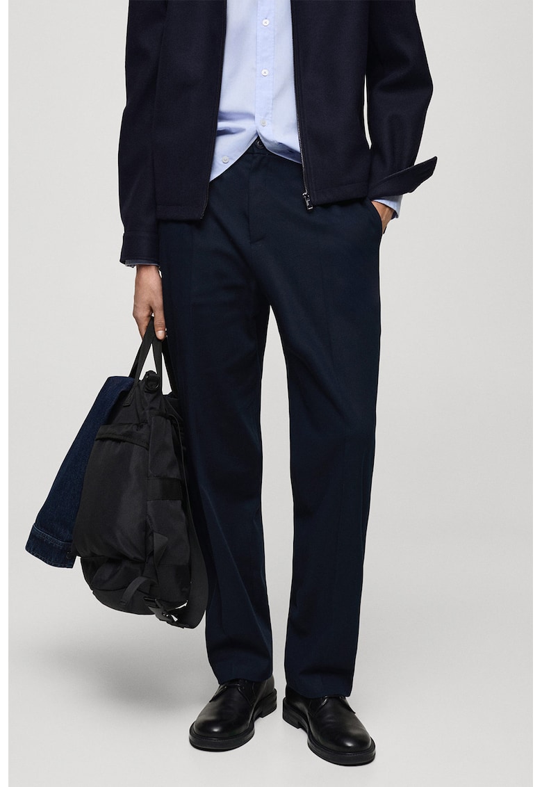 Pantaloni regular-fit din amestec de bumbac Pantaloni regular-fit din amestec de bumbac