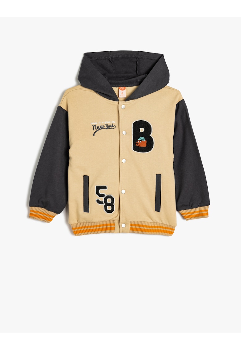 Jacheta bomber cu gluga