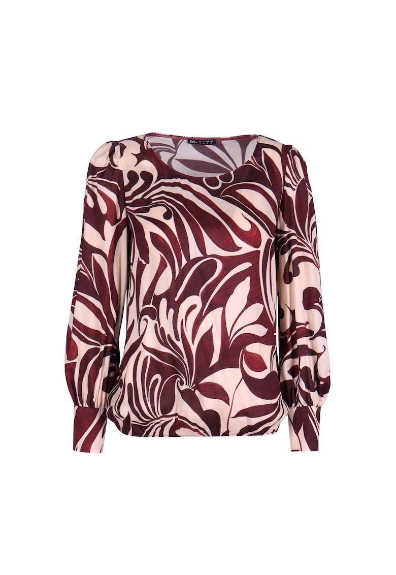 Bluza cu imprimeu abstract -  Multicolor